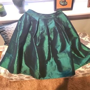 ModCloth Chicwish Green Circle Skirt
